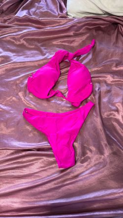 Pink 2 piece bathing suit