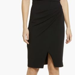 Black knee length  cocktail dress Size M (new with tag never been worn)- Tadashi Shoji