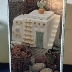 Treasure Craft Pueblo Mesa or Adobe House Cookie Jar