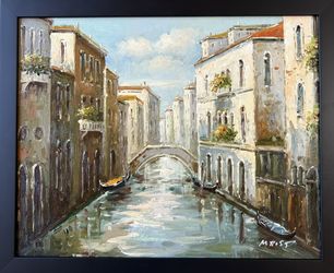 Venice Scene Oil Painting