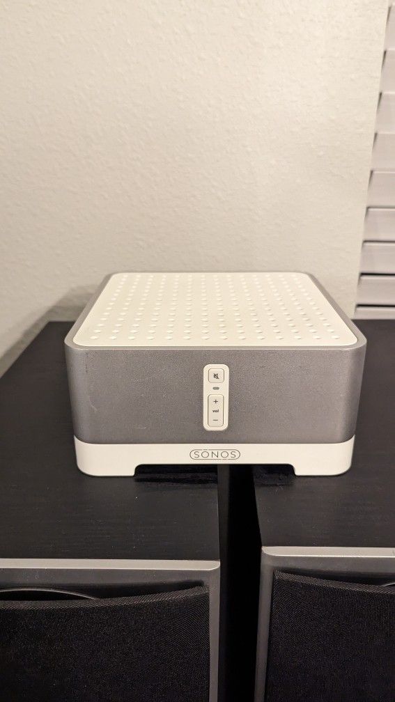 Sonos Connect Amp W/Polk Audio Floor Speaker