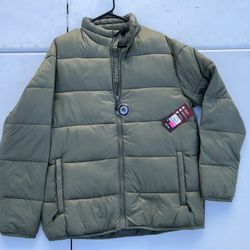 Mens Medium Swiss Tech Puffer Jacket