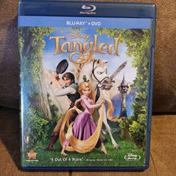 Tangled Two-Disc Blu-Ray PLUS DVD Combo Disney Set