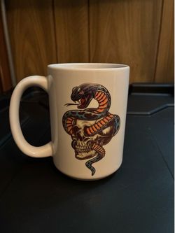 Snake-Skull Head Mugs