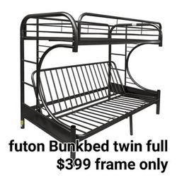 Futon Bunkbed With Full Frame Only 399 With 2 Mattress 599