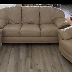 Leather Sofa Set. Price Including Delivery