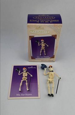 Hallmark Keepsake Halloween Ornament 2003 Mr. Tap Happy