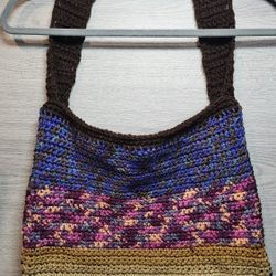 Hand Knit Crocheted Handbag