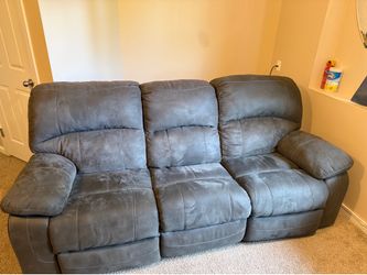 Ashley Power Reclining Sofa + Loveseat Set – $680 OBO – Delivery Available