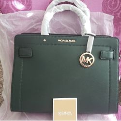 NEW W/TAG Michael Kors Rayne Medium Leather Satchel