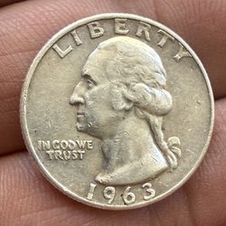 1963 D Silver Quarter