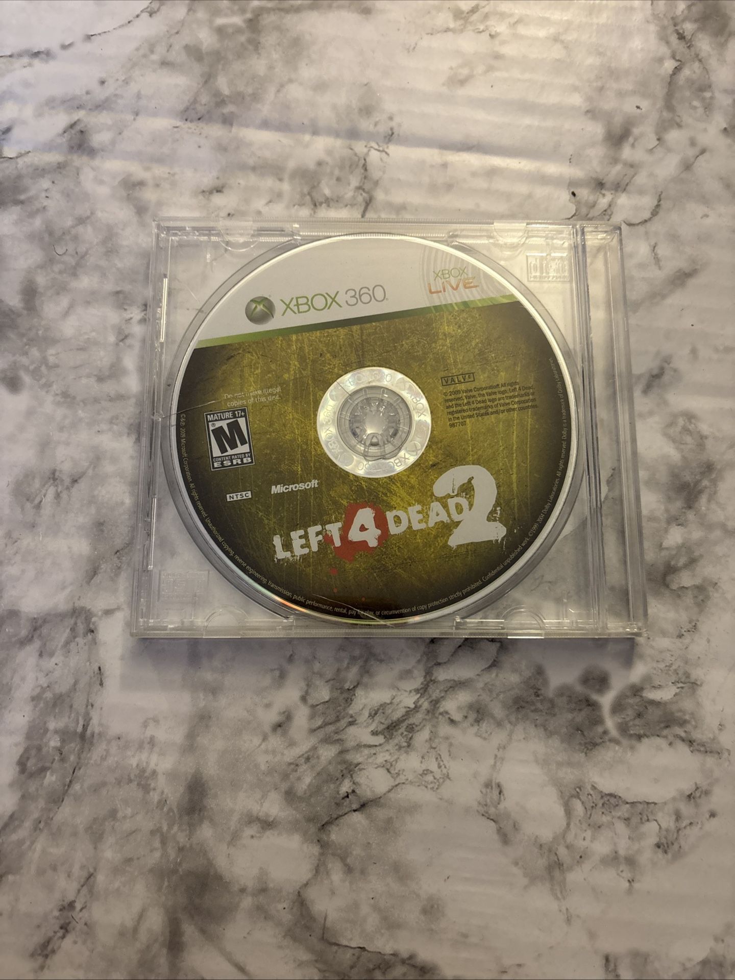 Left For Dead 2 Xbox 360 Game Only 