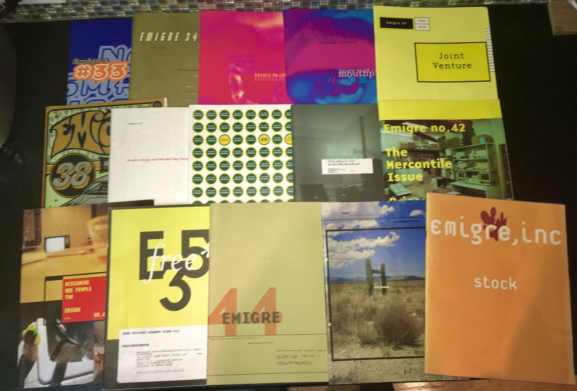 Emigre Magazines — VERY RARE!!
