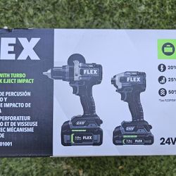 Flex 24v Power Drill Set 