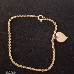 Adorable SPEIDEL  gold Plated Heart Charm Bracelet