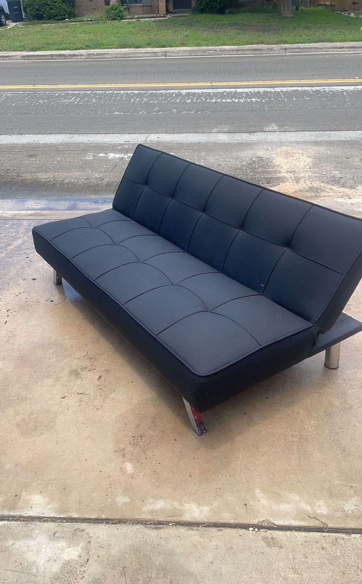 Black Futon Sofa — Bed for Sale in San Antonio, TX OfferUp