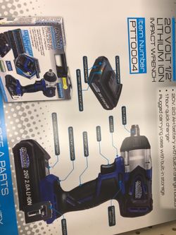 1/2 inch drive lithium ion impact wrench