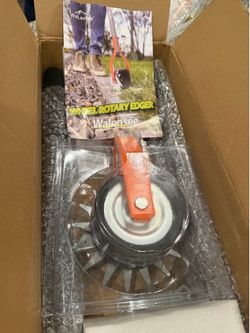 Wheel rotary edger