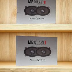 New 2x Pairs Of  Mbquart 4X6" Speakers 