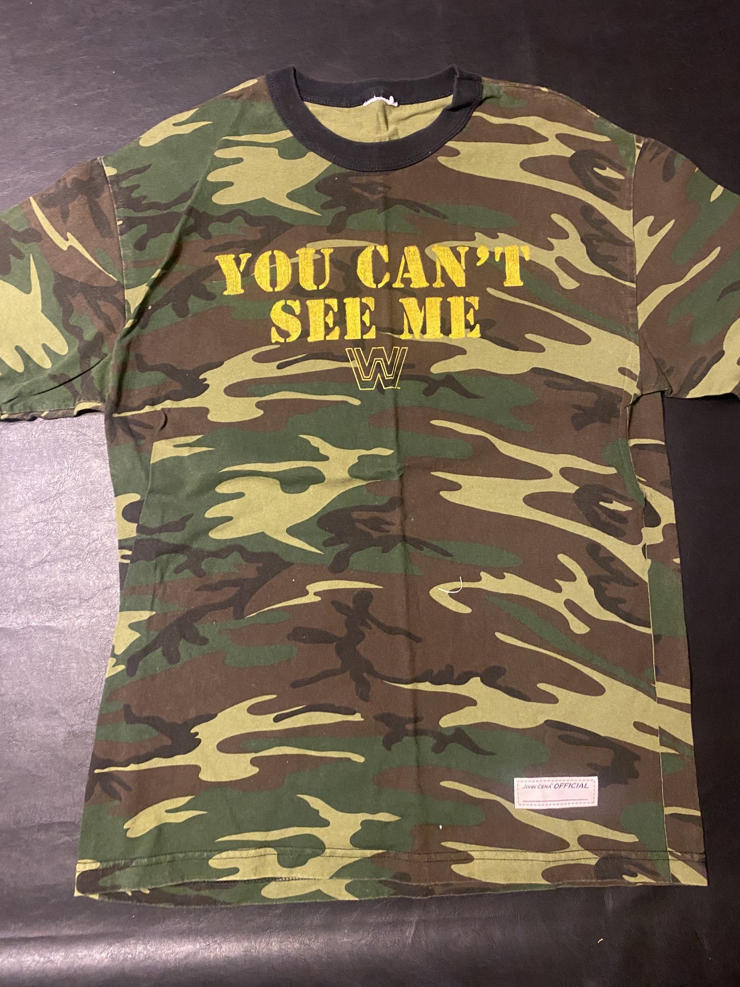 John Cena You Can’t See Me Camouflage Shirt Size Large