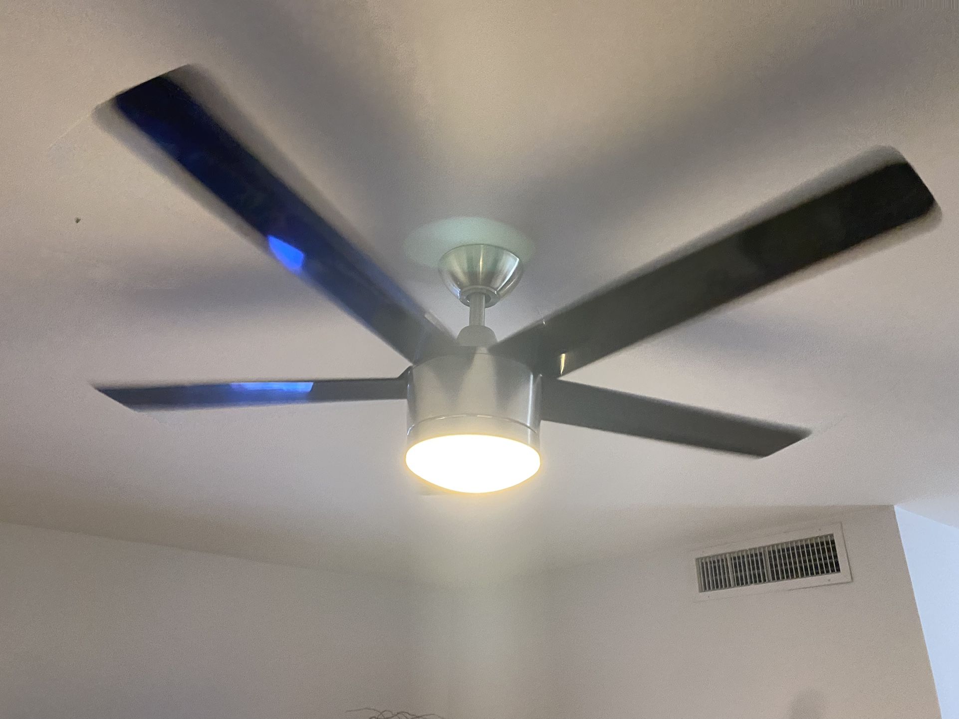 52 in. Integrated LED Indoor Matte Black Ceiling Fan with Light Kit and Remote Control in Kendall