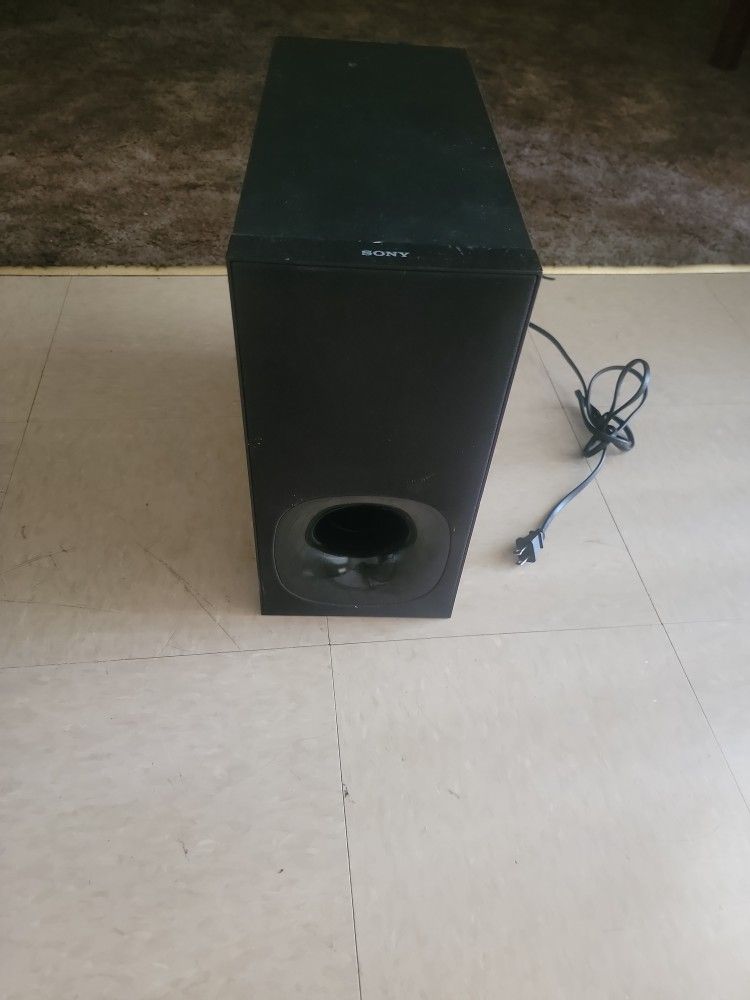Bluetooth subwoofer sony