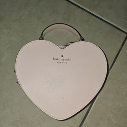 Kate spade pink purse heart