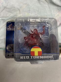2006 SDCC Justice League Paperweight Red Tornado Limited To 96