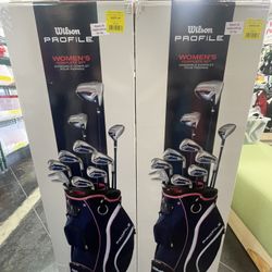 NEW WILSON WOMENS 11 -PIECE PROFILE COMPLETE 