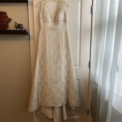 Wedding Dress With Small Train