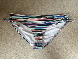 Apt. 9 Multicolor Striped Bikini Bottom