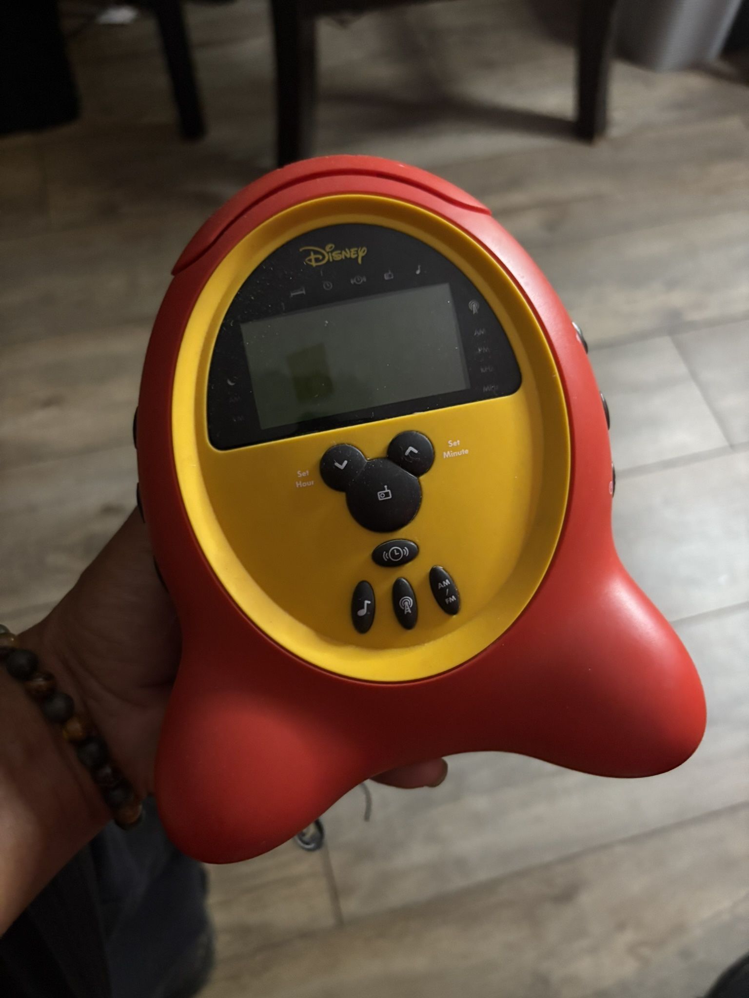 Disney Alarm Clock With Am/Fm