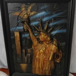 Statue of Liberty 3D Leather Picture
27X36