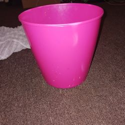 Small Pink Wastebasket