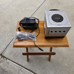 Nintendo Platinum GameCube with GBA Player No Disc No Controller Used