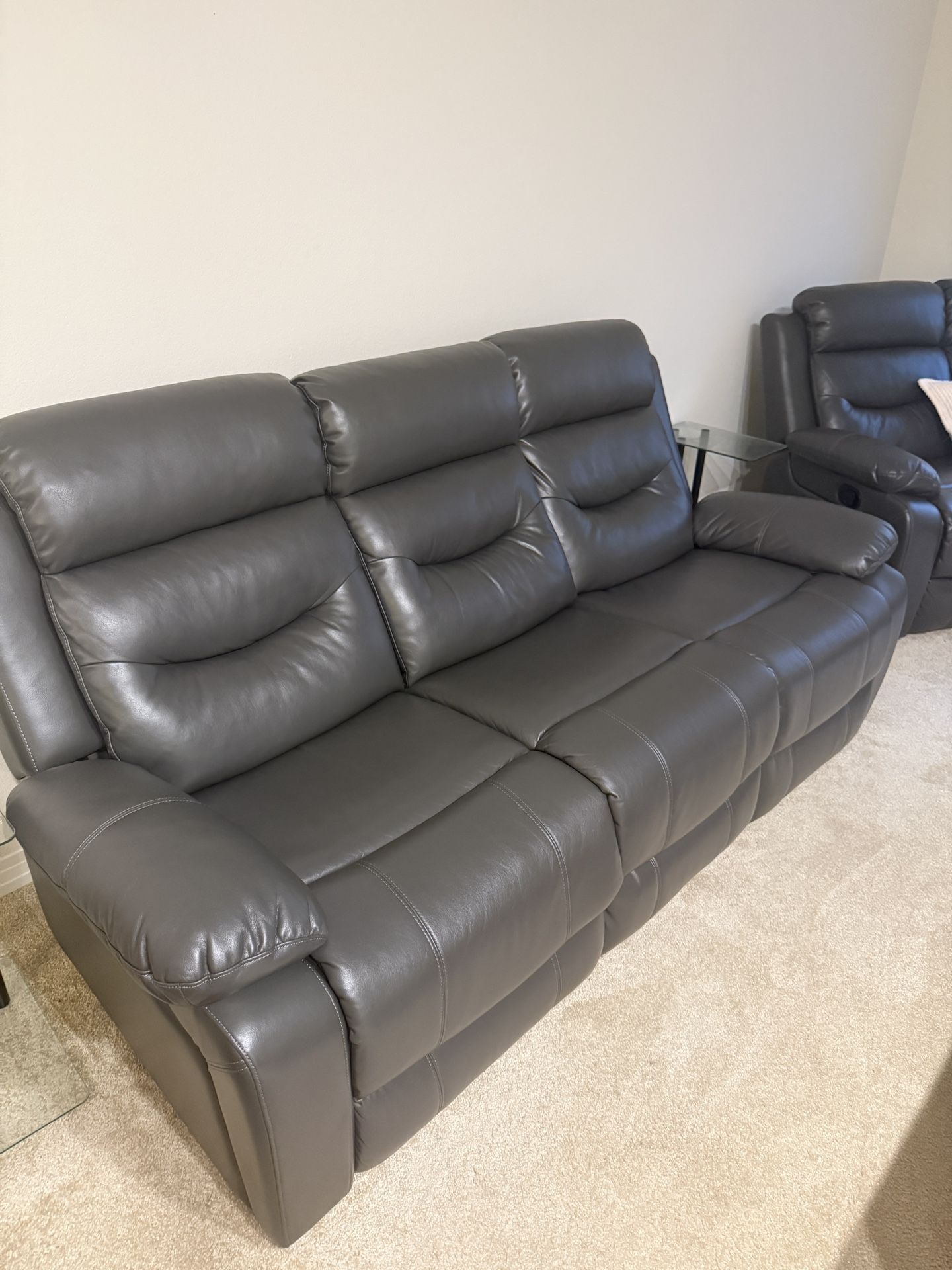 2 Black Sofas