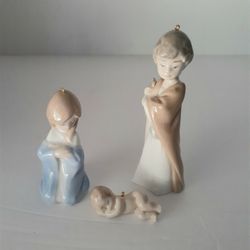 Lladro Mini Sagrada Familia 5657 Ornaments Holy Family Nativity In Box 