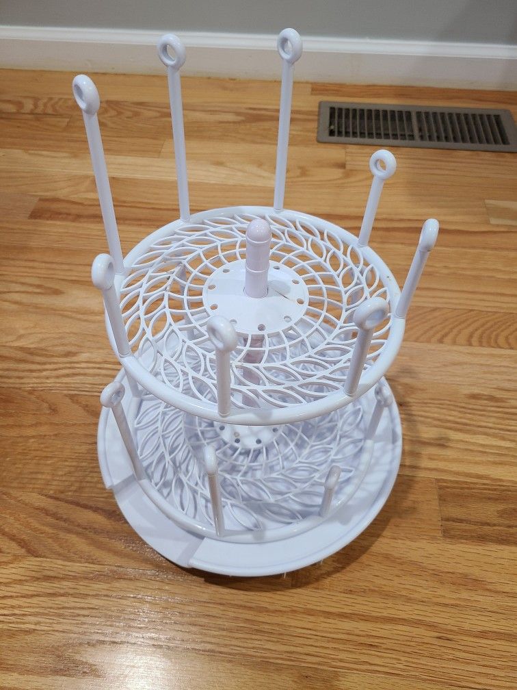 Â High Capacity Drying Rack for Baby Bottles and Accessories, White