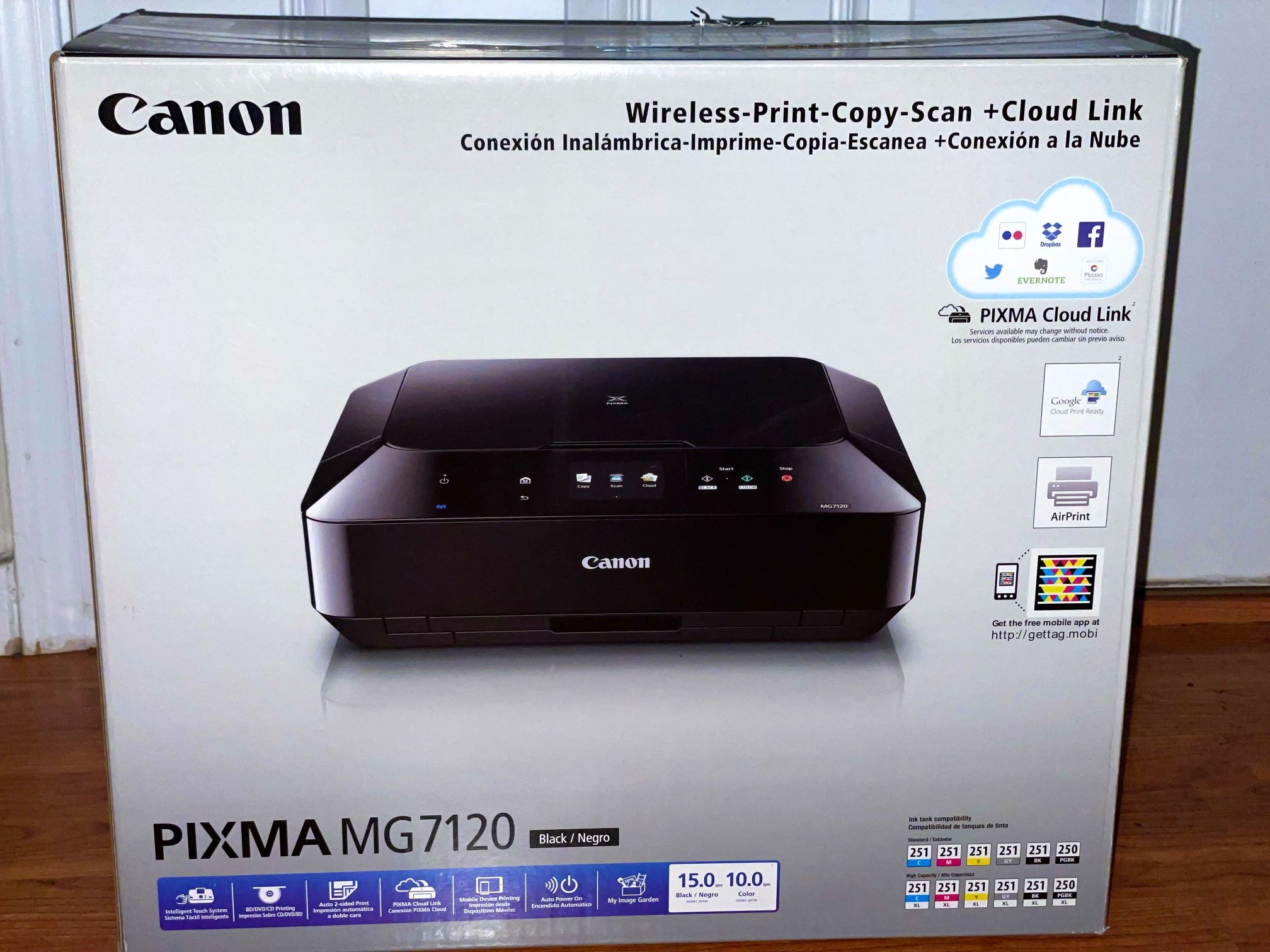 Canon Pixma MG7120 BK Wireless Inkjet Photo All-In-One Printer - NEW - $150 OBO