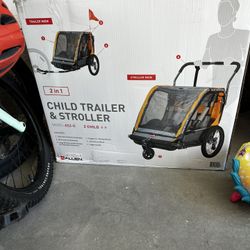 Allen 2 Child Bike Trailer And Stroller 