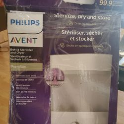 New Philips Avent Premium Bottle Sterilizer And Dryer 
