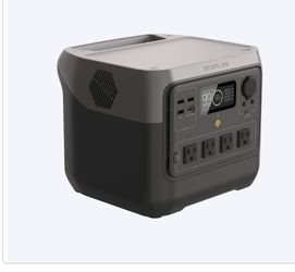 EcoFlow 800W Output/1600W Peak Push-Button Start Battery Generator RIVER 2 Pro, LFP Battery, Fast Charging for Outdoor, Camping