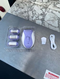 Vogoe Hr30 4-in-1 Epilator Cordless Rechargeable LED, 2 Speed 70min Purple