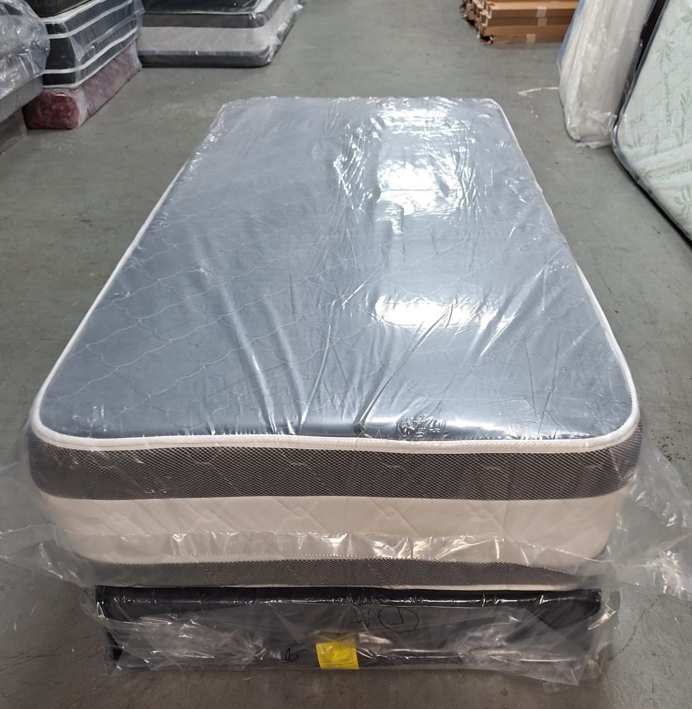 Twin Double Euro Pillow Top Plush Mattress Only Fast Delivery Limited Time Deal