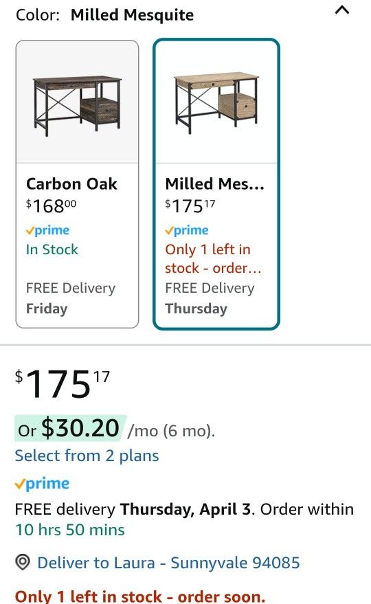 Rustic Industrial Metal & Wood Pedestal Desk with Storage