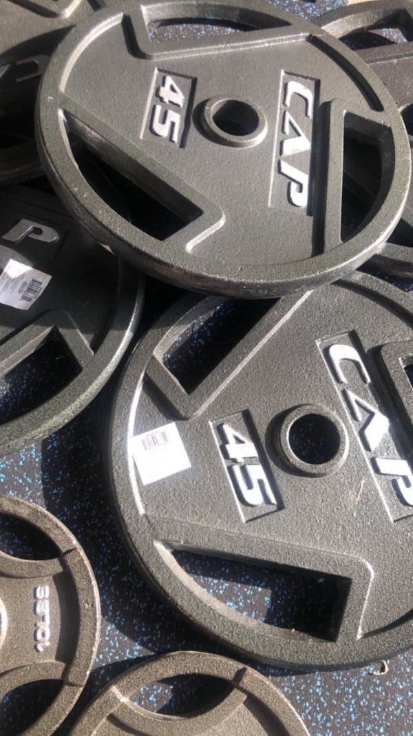 2x45s Olympic Plates