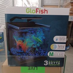 GLOFISH 3 gallon fish tank kit