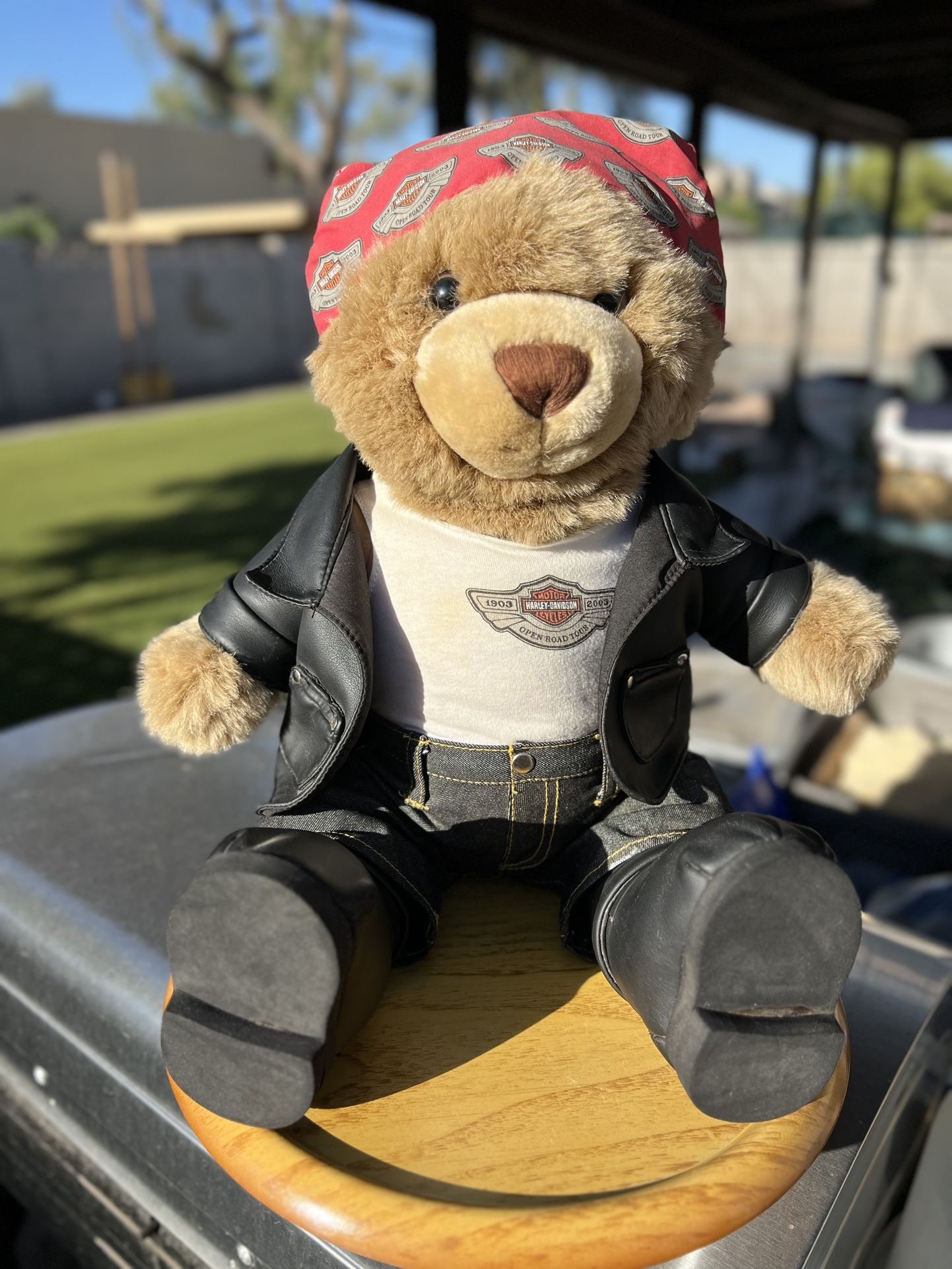Harley Davidson 1(contact info removed) Open Road  Teddy Bear 