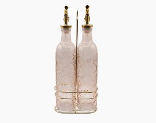 Glass oil & vinegar dispenser