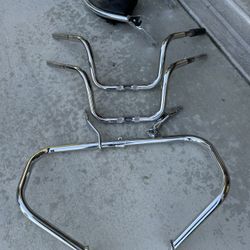 Stock 2020 Roadglide Handlebars And Front Crash Bar